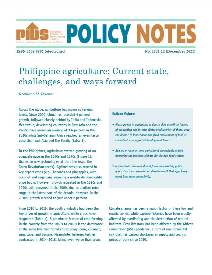 agriculture philippines essay