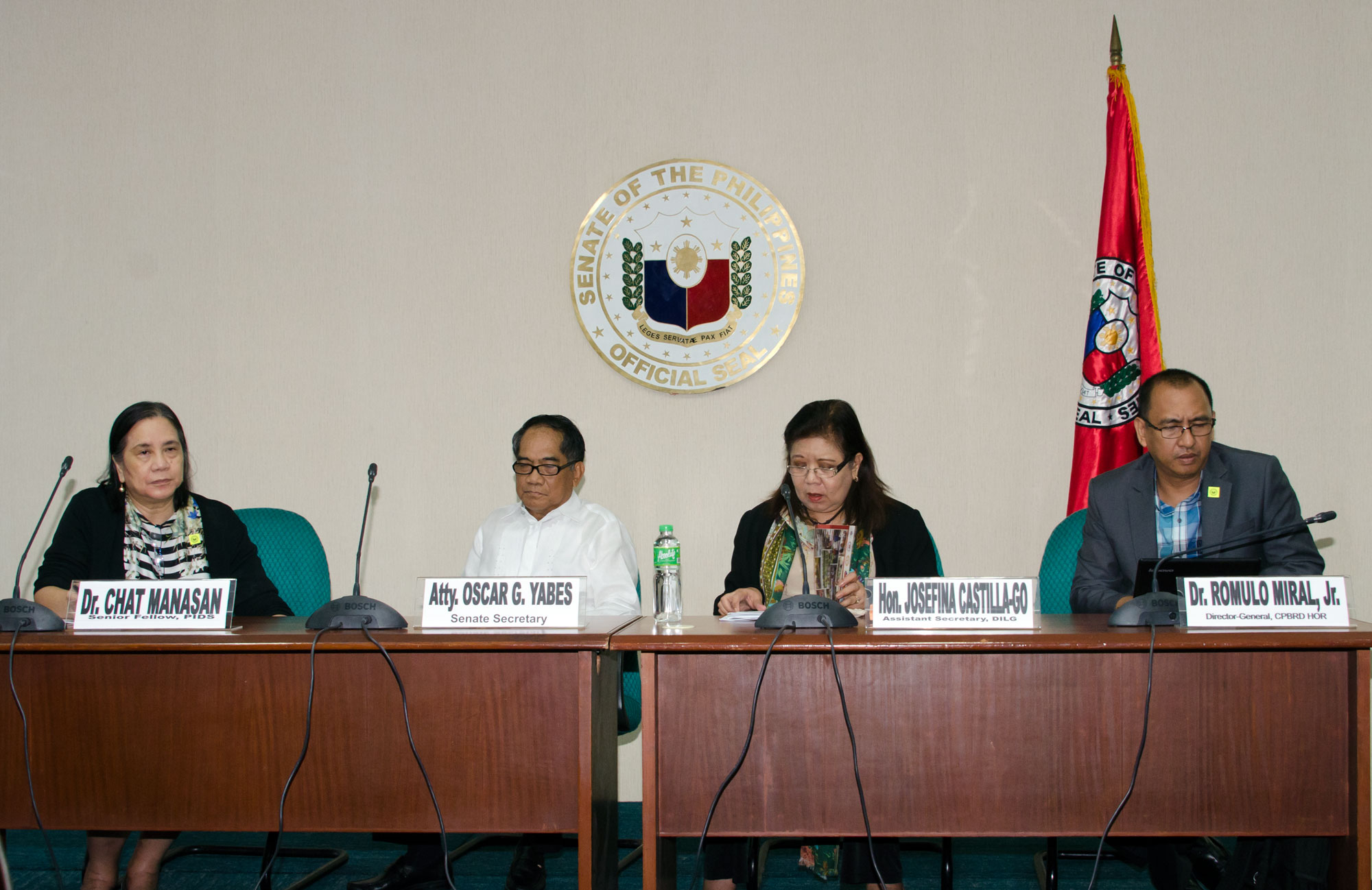 Senate Centennial Lecture Series Assessment Of The Bottom-Up Budgeting Process For FY 2015-GGM_7845.jpg
