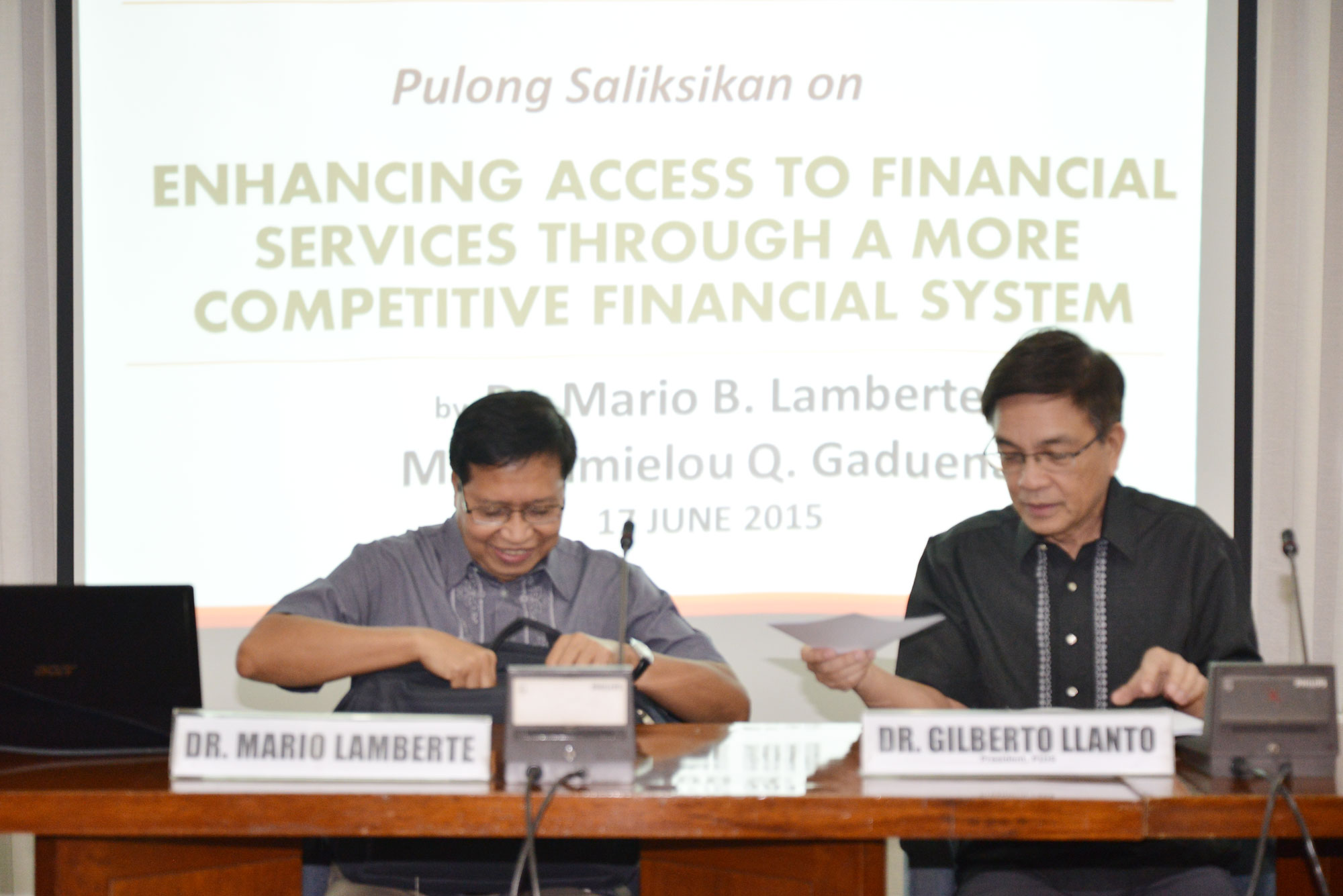 Pulong Saliksikan on Enhancing Access to Financial Services through a More Competitive Financial System-DSC_3527.jpg