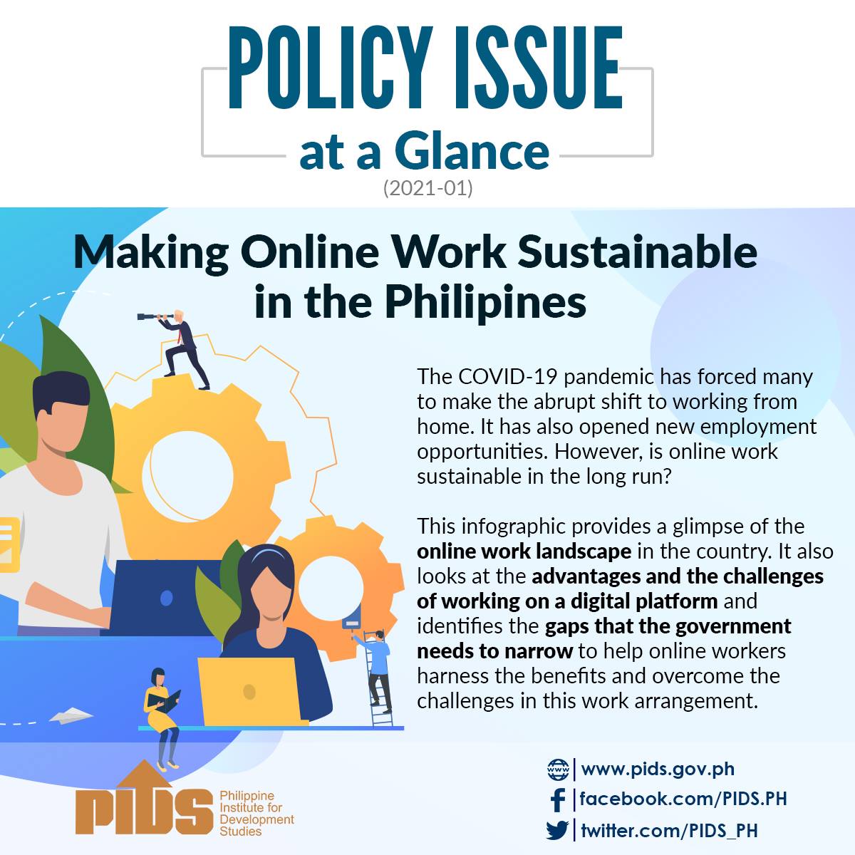 POLICY ISSUE AT A GLANCE: Making Online Work Sustainable in the PH-PIAAG_February2_1.jpg